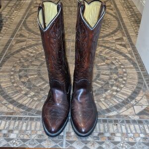 Mason Dark Brown Western Boots
